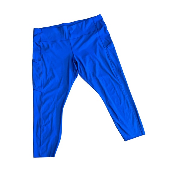Lululemon fast and free high rise tight 25” cobalt blue EUC leggings gym bold - Picture 2 of 11
